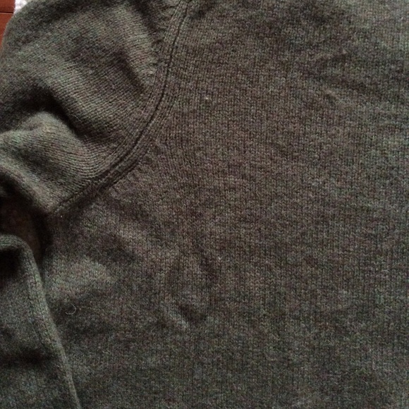 Men’s Dockers |Gorgeous Army/camouflage Green Sweater | Size M | Lambswool - Picture 4 of 9